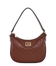 GAUD&Igrave; LEA Geantă de umăr mini hobo, cu curea de umăr BROWN - Genți femei - 1