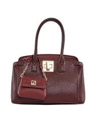GAUD&Igrave; GIADA Geantă de m&acirc;nă cu curea de umăr și clutch Burgundia - Genți femei - 1