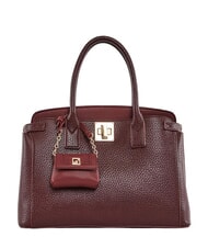 GAUD&Igrave; GIADA Geantă de m&acirc;nă cu curea de umăr și clutch Burgundia - Genți femei - 1