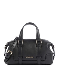 MICHAEL KORS TEDDI Geantă de m&acirc;nă din piele, cu curea de umăr negru - Genți femei - 1