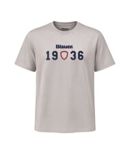 BLAUER CHAMBERLAIN Tricou din bumbac gri cețos - tricou - 1