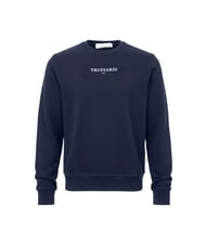 TRUSSARDI JERSEY Hanorac de bumbac Albastru marin - hanorace - 1