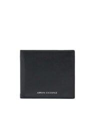 ARMANI EXCHANGE ESSENTIAL Portofel din piele negru - Portofele bărbați - 1