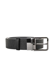 ARMANI EXCHANGE A|X LOGO ALL OVER Curea reversibilă fier negru/forjat - Curele - 1