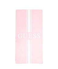 GUESS LOGO Prosop de plajă din bumbac roz fericit - Accesorii de călătorie - 1