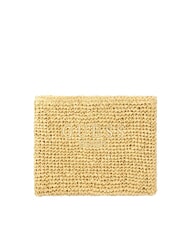 GUESS RAFFIA Geantă de m&acirc;nă nisip nud - Genți femei - 1