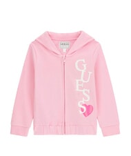 GUESS KID Hanorac cu fermoar complet azalee &icirc;nflorite - Hanorac pentru bebeluși - 1
