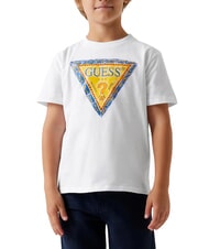 GUESS KID Tricou pentru copii alb purpuriu - Tricou copil - 1