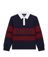 GUESS HEAVY Tricou polo cu m&acirc;necă lungă smartblue - Tricou copil - 1