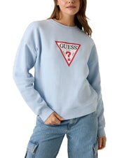 GUESS JEANS ICONIC Hanorac albastru aerian - Hanorace pentru femei - 1