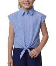 GUESS KID  Cămașă cu strasuri - Tricou copil