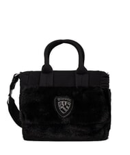BLAUER PADDED Geantă de m&acirc;nă, cu curea de umăr BLACK - Genți femei - 1