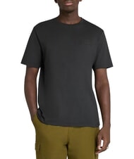TIMBERLAND SILICON BADGE Tricou din bumbac, cu m&acirc;necă scurtă BLACK - tricou - 1