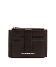 PIQUADRO PATRICIA Suport card din piele BROWN - Portofele femei - 1