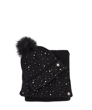 GAUD&Igrave; LISA Set de pălărie și eșarfă BLACK - Căciuli - 1