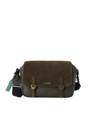 COCCINELLE STG CAMPUS WAXED SUEDE Geantă de umăr noroi - Genți femei - 1