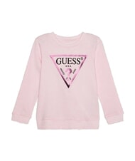 GUESS CORE KIDS Hanorac cu g&acirc;t crew cu imprimeu - Hanorac pentru bebeluși