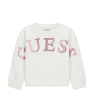 GUESS KIDS ACTIVE Hanorac cu guler rotund, bumbac pur - Hanorac pentru bebeluși