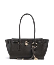 MICHAEL KORS HAMILTON MODERNE Geantă de umăr din piele ciocolată - Genți femei - 1