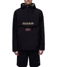 NAPAPIJRI RAINFOREST M SUM 3 Jachetă cu glugă și buzunar frontal negru 041 - Geci de bărbați - 1