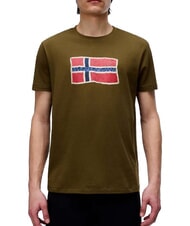 NAPAPIJRI S-MAHSA SS Tricou cu m&acirc;necă scurtă măsliniu &icirc;nchis - tricou - 1