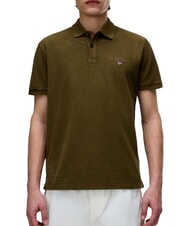 NAPAPIJRI ELBAS 4 Tricou polo din bumbac cu maneca scurta măsliniu &icirc;nchis - maiou Polo - 1