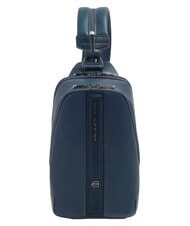 PIQUADRO VICTOR Rucsac din piele cu un singur umăr albastru - Rucsacuri pentru laptop - 1