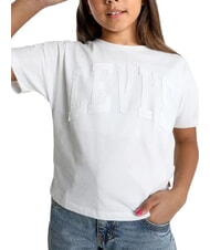 LEVI'S MEET AND GREET Tricou cu m&acirc;necă scurtă alb de alb - Tricou copil - 1