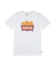 LEVI'S FRENCH FRY Tricou cu m&acirc;necă scurtă alb de alb - Tricou copil - 1