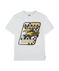 LEVI'S RACE TO THE FINISH Tricou cu m&acirc;necă scurtă alb de alb - Tricou copil - 1