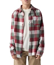LEVI'S BUFFALO Cămașă de flanel cu m&acirc;necă lungă pară roșie - cămăși pentru copii - 1