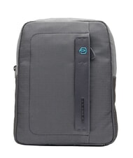 PIQUADRO P16 Geantă din piele mixtă, suport pentru iPad chevron albastru - Genți de umăr bărbați - 1