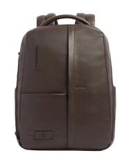 PIQUADRO RUSSEL Rucsac din piele pentru laptop de 15,6" - Rucsacuri pentru laptop