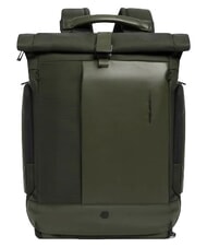 PIQUADRO W145 Rucsac roll-top pentru laptop de 15,6" VERDE - Rucsacuri pentru școală și timp liber - 1