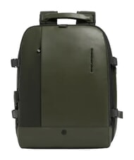 PIQUADRO W145 Rucsac de călătorie cu suport pentru laptop de 15,6" VERDE - Rucsacuri pentru școală și timp liber - 1