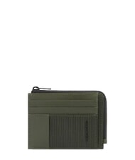 PIQUADRO W145 Suport pentru carduri cu 6 sloturi VERDE - Portofele bărbați - 1