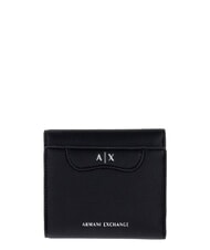 ARMANI EXCHANGE VIVIENNE Portofel compact mediu negru - Portofele femei - 1