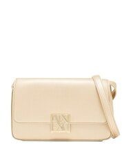 ARMANI EXCHANGE AMY Geantă de umăr mini satin auriu deschis - Genți femei - 1