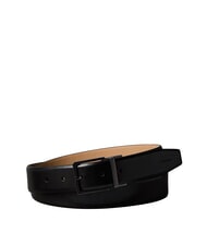 CALVIN KLEIN SQUARE BUCKLE CK Curea din piele cu două fețe negru / bronz mat - Curele - 1
