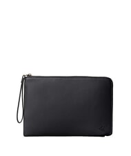 CALVIN KLEIN BOLD CK SUEDE Geantă necesară pe negru - Genți plic și truse - 1