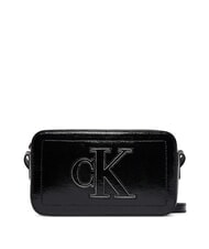 CALVIN KLEIN BOLD CK Geantă de umăr mini pe negru - Genți femei - 1