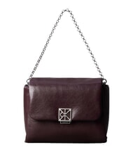 CALVIN KLEIN EMBLEM HW Geantă mini cu curea de umăr caramel - Genți femei - 1