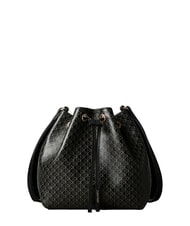 CALVIN KLEIN EMBLEM AOP Geantă de umăr tip găleată aop negru - Genți femei - 1