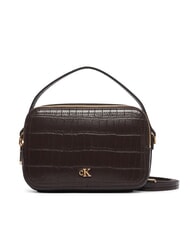 CALVIN KLEIN CK CROC Geantă mini cu curea de umăr argint delicios/antic - Genți femei - 1