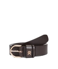 TOMMY HILFIGER ESSENTIAL EFFORTLESS Curea din piele fabricata in Italia - Curele