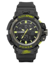 PLEIN SPORT COMBAT Ceas multifuncțional negru - Ceasuri - 1