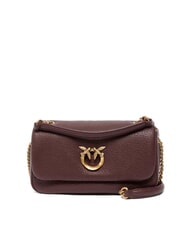 PINKO CLICK SOFT Geantă mini de umăr / geantă crossbody maro &icirc;nchis-auriu antic - Genți femei - 1