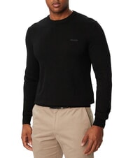 GUESS MARCOS LOGO Hanorac cu guler rotund jetbla - hanorace - 1