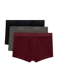 GUESS JOE Pantaloni scurți boxer, set de 3 ghicește cuvintele &icirc;n diagonală - Slip pentru bărbați - 1