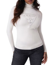 GUESS HALLIE TRIANGLE Pulover cu guler &icirc;nalt și m&acirc;necă lungă - Pulovere pentru femei